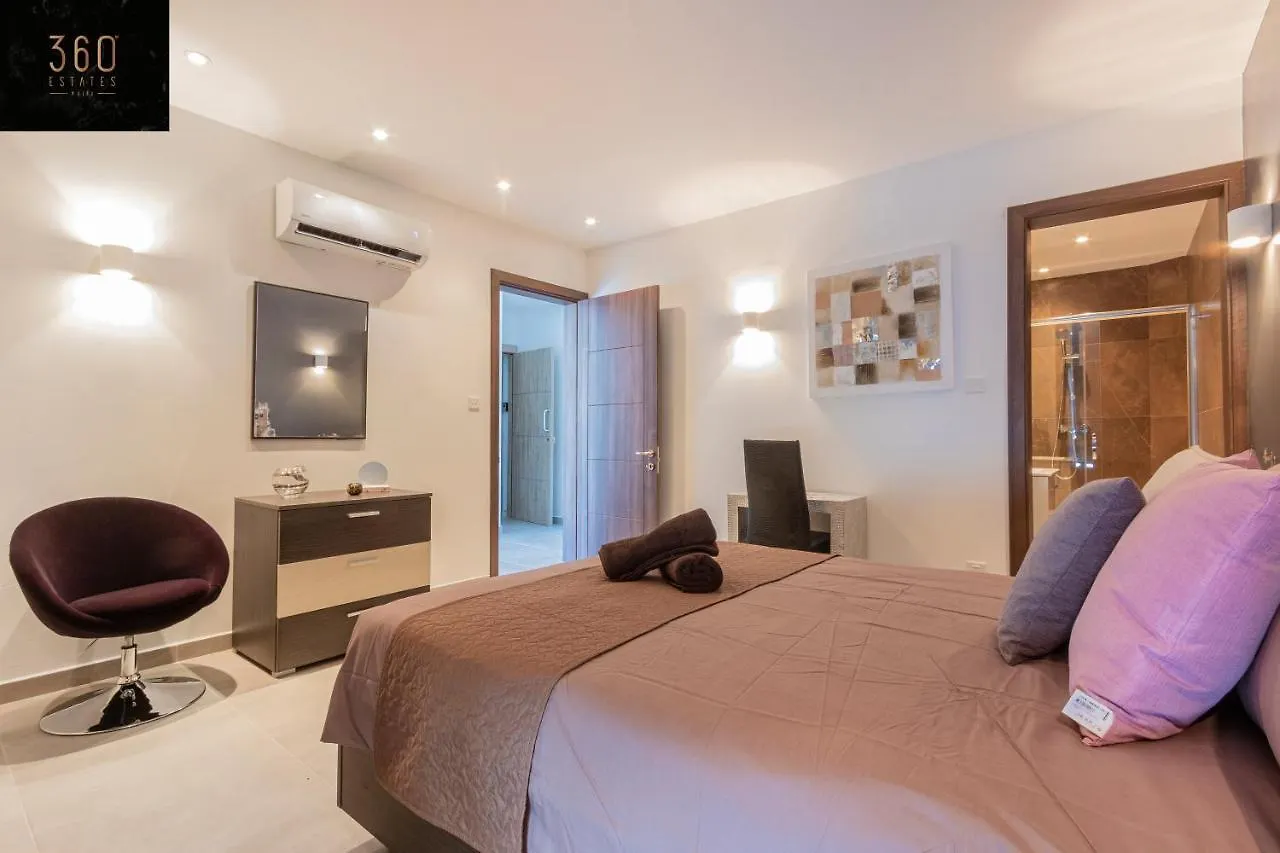 High-End Central Apt With Comfy Beds & Super Wifi By 360 Estates San Gwann