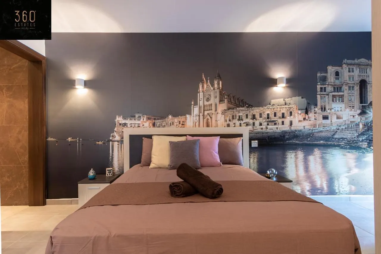 High-End Central Apt With Comfy Beds & Super Wifi By 360 Estates San Gwann Apartment