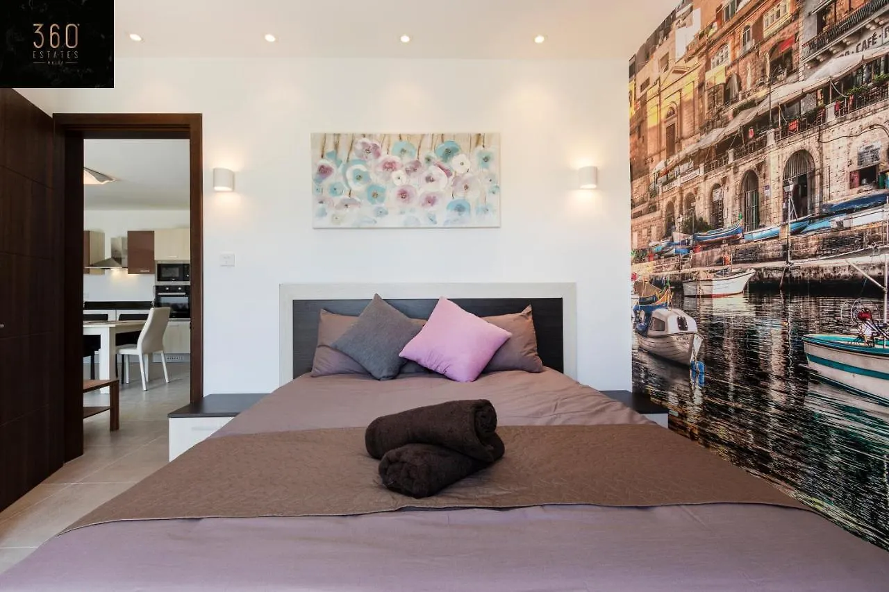 Apartment High-End Central Apt With Comfy Beds & Super Wifi By 360 Estates San Gwann